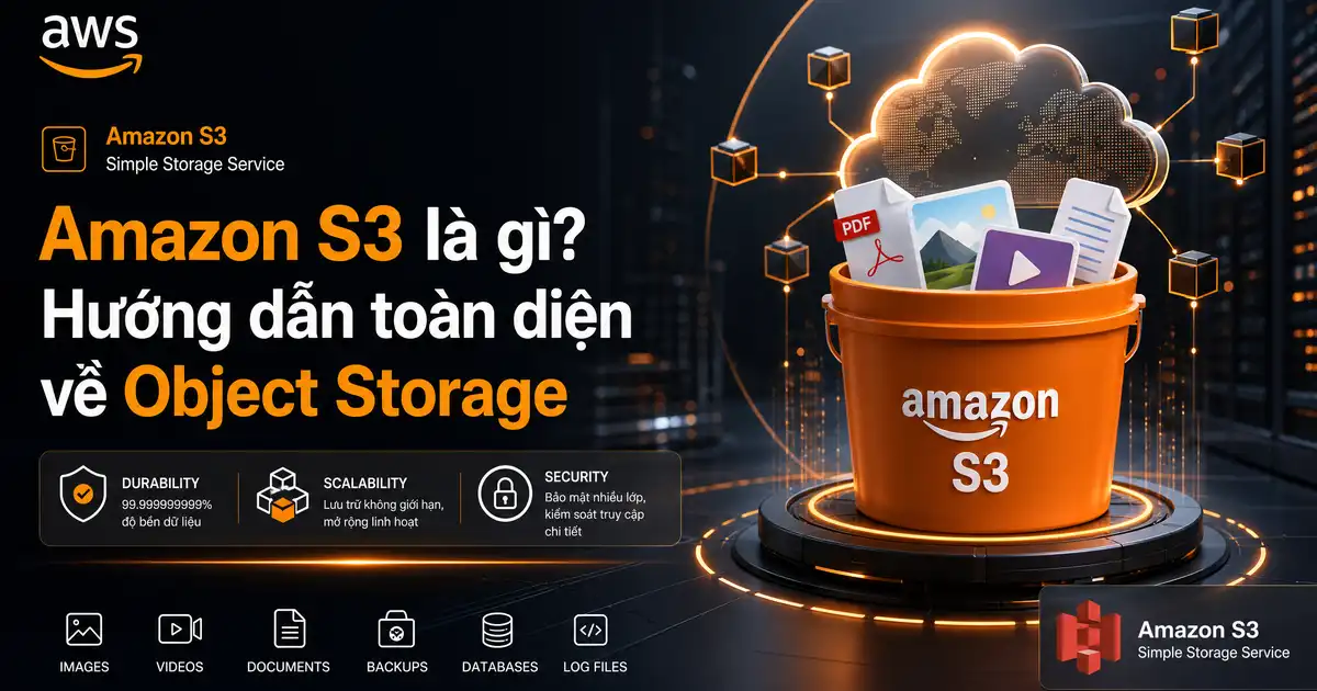 Amazon S3 là gì? Hướng dẫn toàn diện về Object Storage