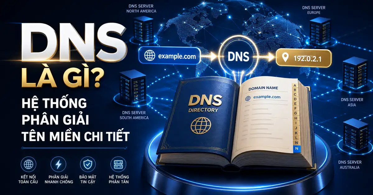 DNS Là Gì? Hệ Thống Phân Giải Tên Miền Chi Tiết