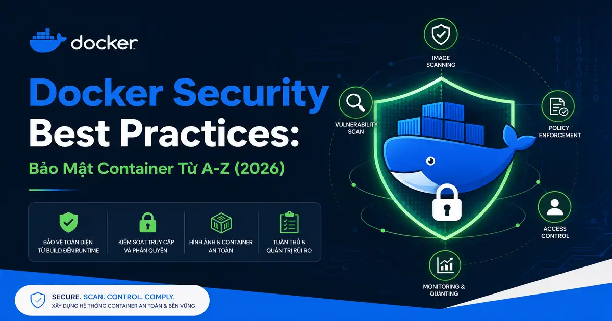 Docker Security Best Practices: Bảo Mật Container Từ A-Z (2026)