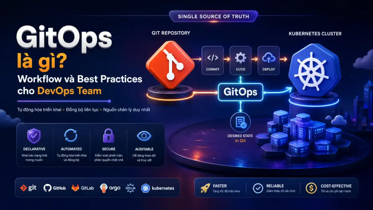GitOps là gì? Workflow và Best Practices cho DevOps Team