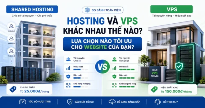 Hosting và VPS: 5 Tiêu Chí So Sánh Chuẩn Cho Website
