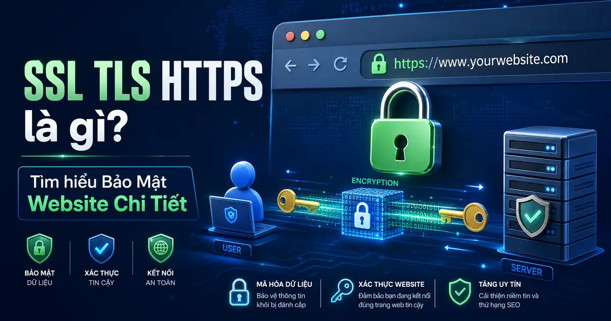 SSL TLS HTTPS là gì? Tìm hiểu Bảo Mật Website Chi Tiết