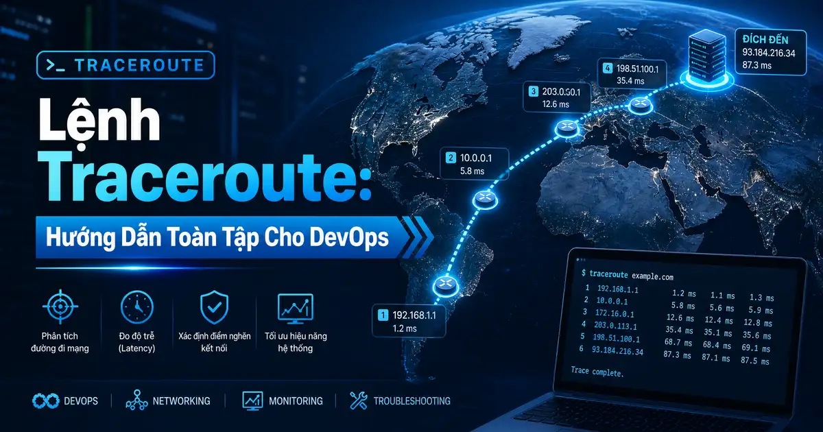 Lệnh Traceroute: Hướng Dẫn Toàn Tập Cho DevOps