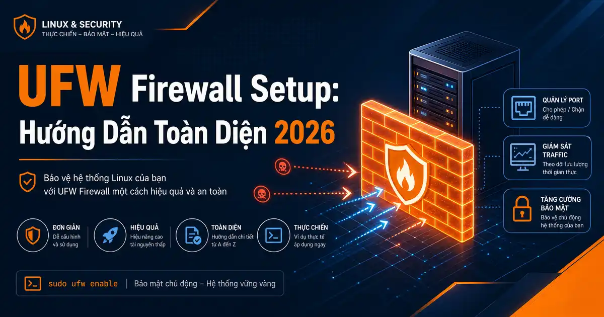 UFW Firewall Setup: Hướng Dẫn Toàn Diện 2026