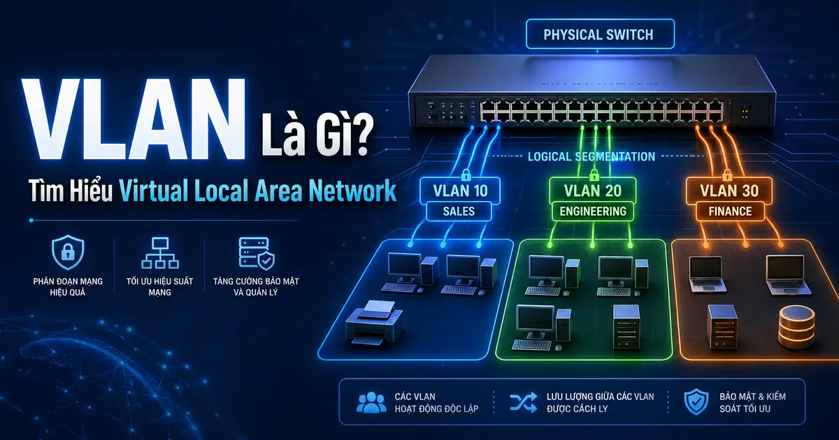 VLAN Là Gì? Tìm Hiểu Virtual Local Area Network