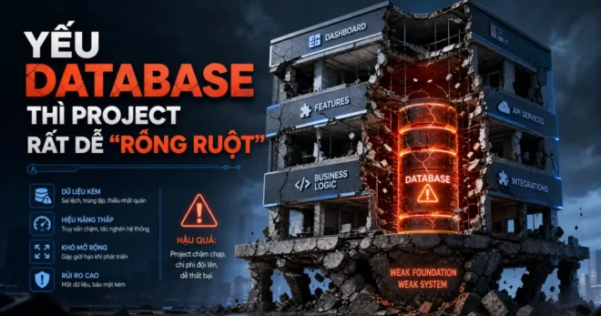 Database Yếu: 8 Sai Lầm Khiến Dự Án Bị Rỗng Ruột