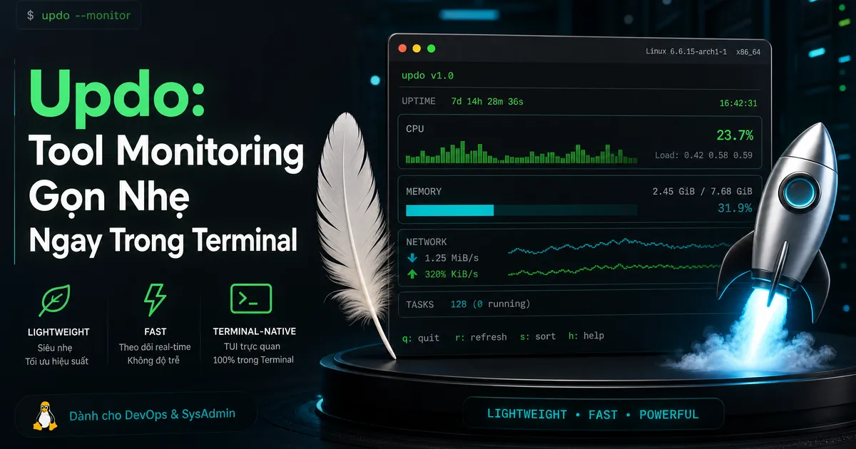Updo: Tool Monitoring Gọn Nhẹ Ngay Trong Terminal